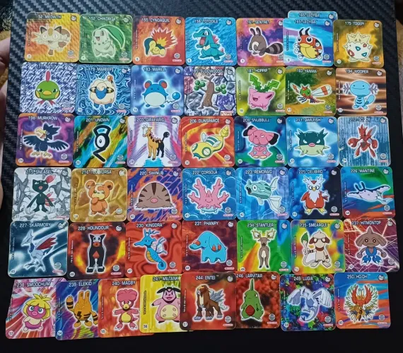 Coleção de Cards "Elma Chips": Jo-Kén-Pokémon (43+1/60)