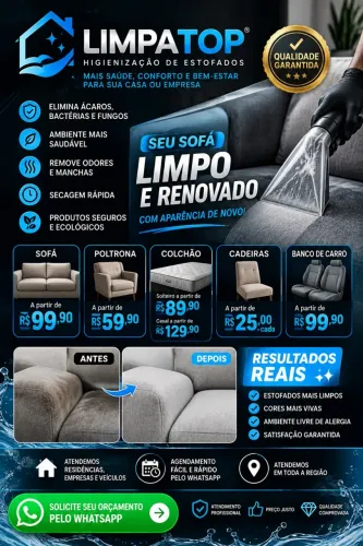 PROMOÇÃO LIMPEZA!! +10 ANOS NO MERCADO ?