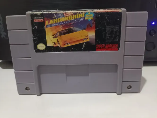 Lamborghini American Challenge para Super Nintendo SNES Original Playtronic 