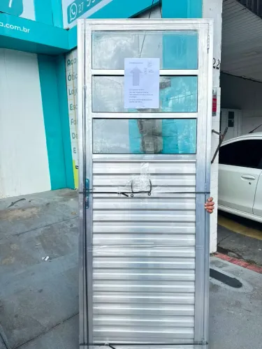 PORTAS DE ALUMINIO COM VIDRO - PROMOÇÃO DO HEXA