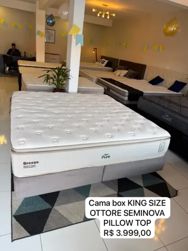Cama Box King SIZE OTTORE SEMINOVO - ENTREGO