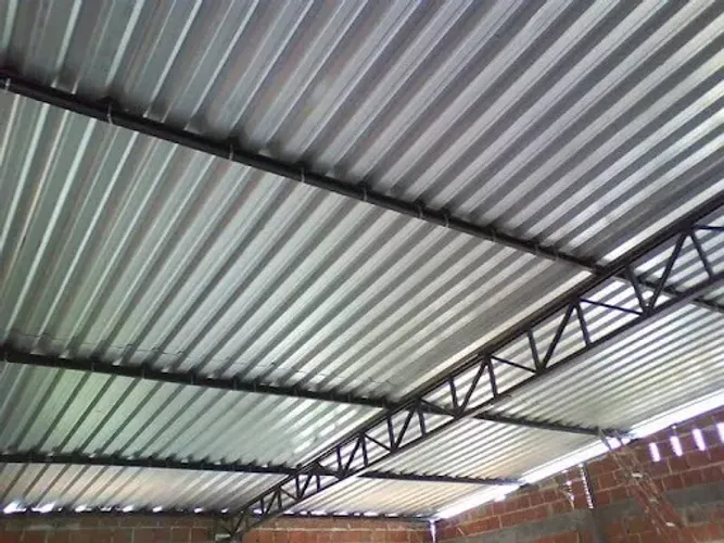 telha de zinco trapezoidal o metro por 38,90 a vista por encomenda