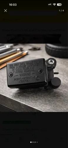 CILINDRO DE FREIO DIANTEIRO ORIGINAL YAMAHA  MT-07 / MT-09 (2015 a 2026)