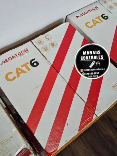  Caixa de Cabo de Rede CAT6 100% cobre 305 metros