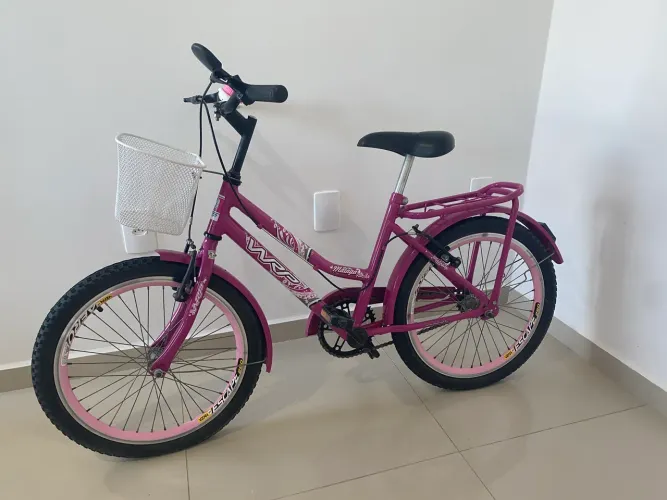 Bicicleta Aro 20 Infantil WXR Malibu Rosa - Excelente Estado
