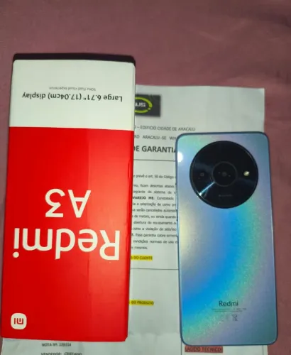 Redmi a3 zero completo na garantia 128gb