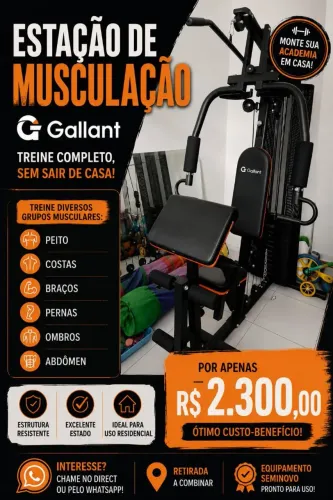 Estação de musculação