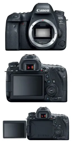 Câmera Canon EOS 6D Mark II seminova (acompanha nota) R$5.000 a vista