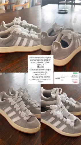 Adidas Campus Cinza