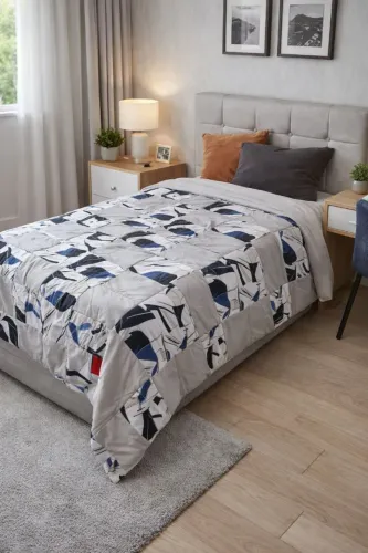 Colcha dupla face solteiro 