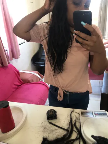 Cabelo humano telado ,tela de 2metros 50/55cm