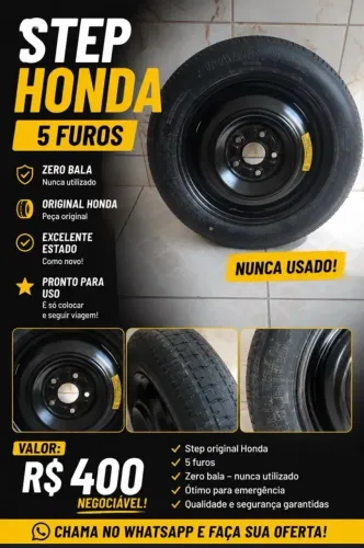 Roda step 5 furos linguicinha