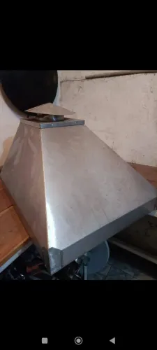 Vendo Coifa / Exaustor em Aço Inox - Grande e Reforçada