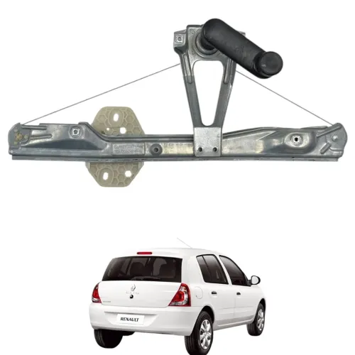 Maquina Vidro Manual Tras Direita Clio 2013 2014 2015 2016