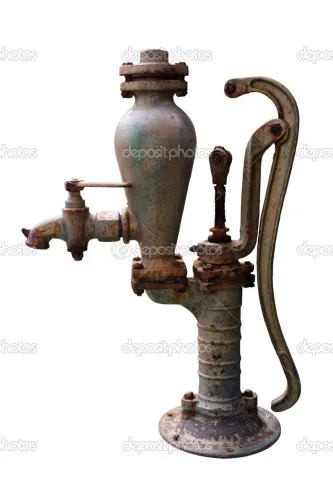 Bomba de água antiga 