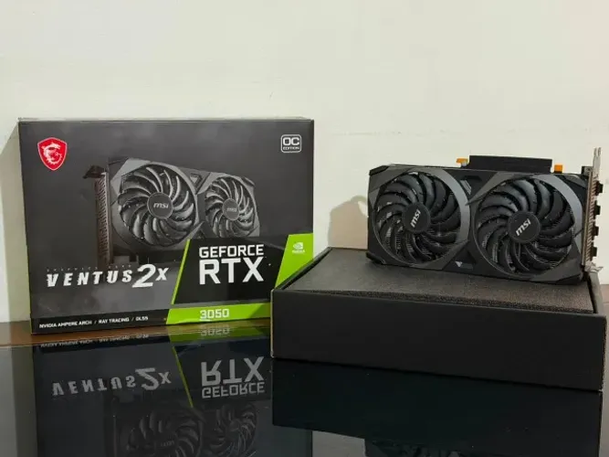 Placa de Video MSI GeForce RTX 3050 Ventus 2X, 8GB, GDDR6, 128-bit, 912-V397-448