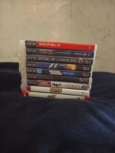Lote de jogos PS3 mídia física