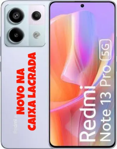 XIAOMI REDMI NOTE 13 5G - 512GB 12GB RAM - NA CAIXA LACRADA