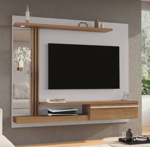 Painel Urban 160 Off White Cinamomo com LED
