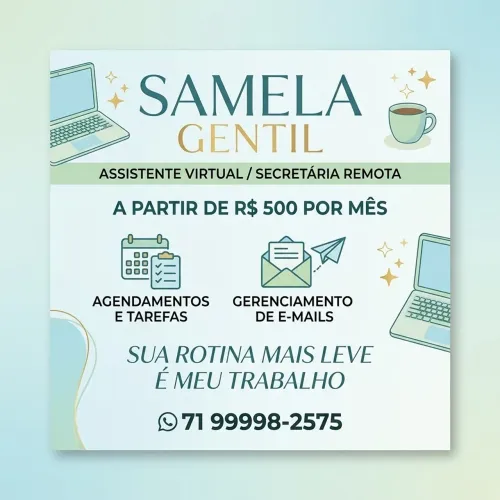 Secretaria / Assistente Virtual