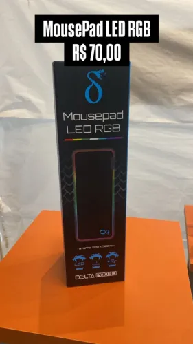 MousePad LED RGB | Novo / Lacrado | Loja Fisica
