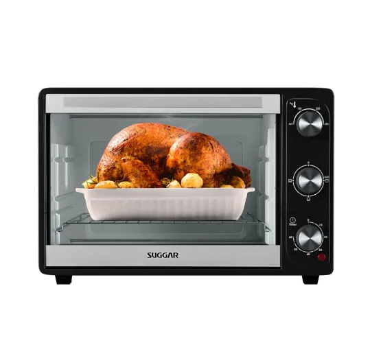 Forno elétrico 66 litros preto 110v