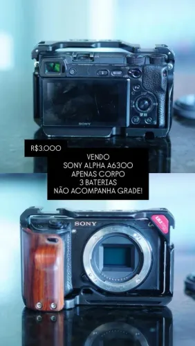 Sony Alpha 6300 corpo