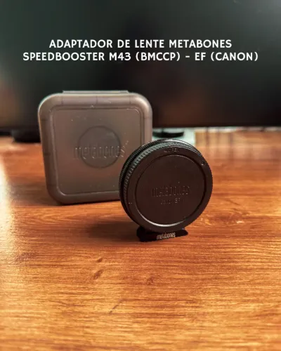 Adaptador de lente Metabones Speedbooster M43 (BMCCP 4K) - EF (Canon)