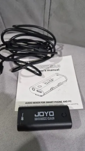 Interface de Áudio Joyo Momix Cab - Guitarra para Celular/PC