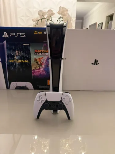 Ps5 slim midia digital IMPECÁVEL-acompanha caixa completa, controle original