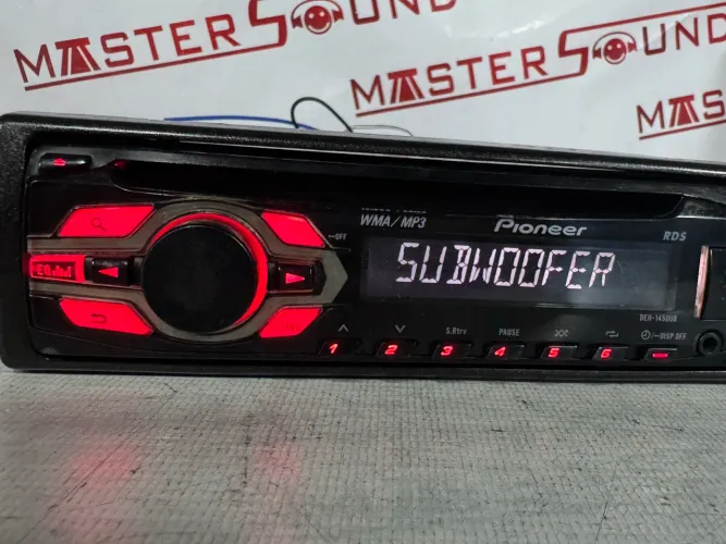 Cd usb radio auxiliar pioneer deh-1450ub