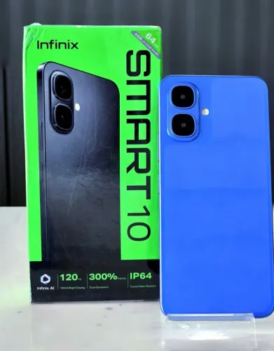 Celular Novo Infinix Smart 10 - 128/4 Azul Oferta semanal