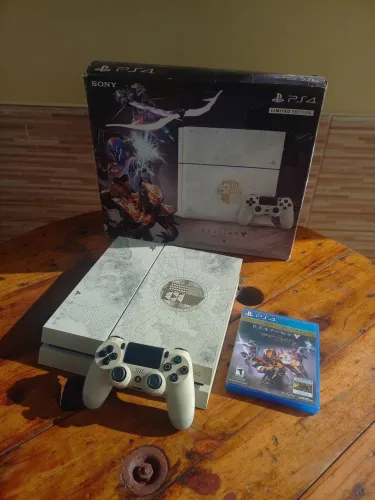 Ps4 Fat Edição Destiny (2013) LACRADO + jogo e luva