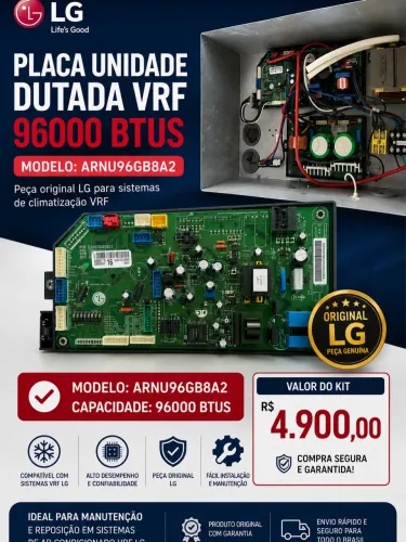 Placa unidade evaporador Buin in VRF LG ARNU96GB8A2
