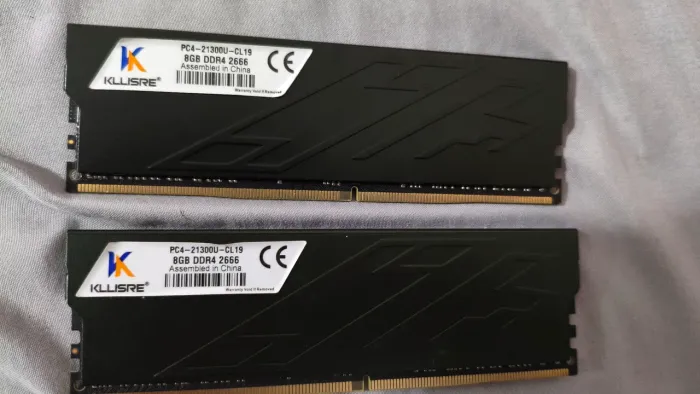 16GB de Memória Ram DDR4 2666Mhz