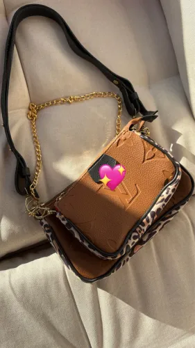 Bolsa pequena caramelo 