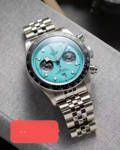 Relógio Masculino Tudor - 41mm - Azul Claro - Linha Super - ETA
