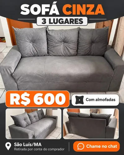 Sofá 3 Lugares