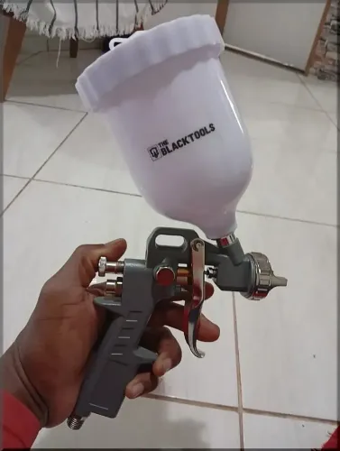Pistola de Pintura 600ml Ideal para Obras de Pintura Profissional Na caixa