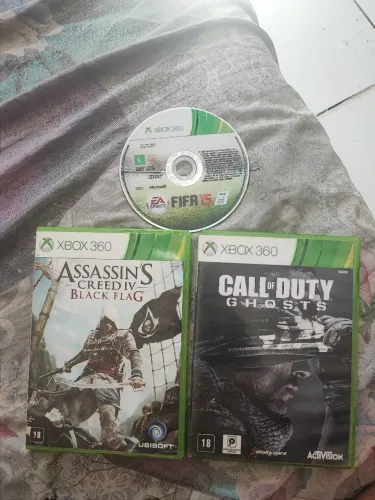Três jogos originais de Xbox 360