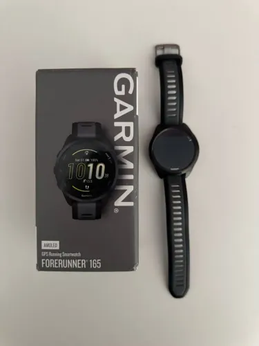 Garmin Forerunner 165 c/ acessórios