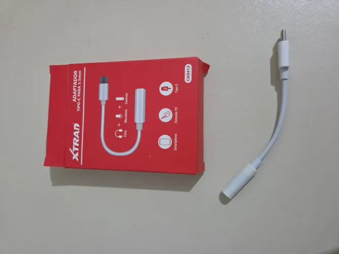 Adaptador Tipo-C Para Fone P2 (3.5mm) Xtrad CH0413 - Novo