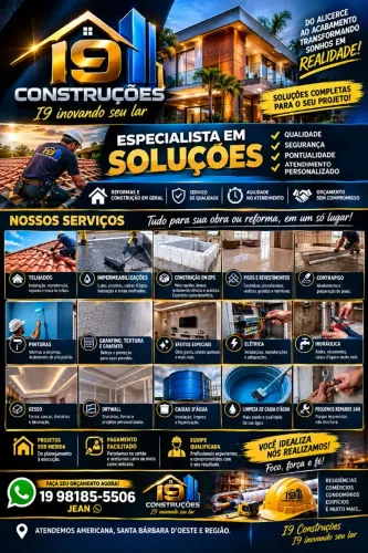 I9 Construções | Reformas, Telhados, Vazamentos e Impermeabilização