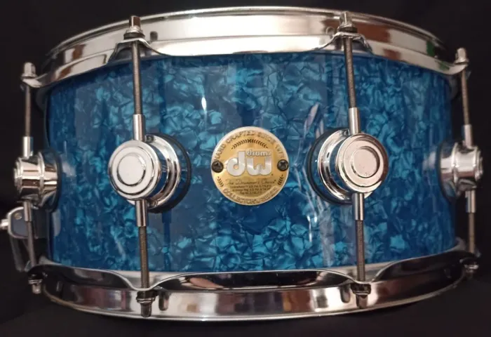 Cx dw Collectors 14x6,5 acabamento blue pearl