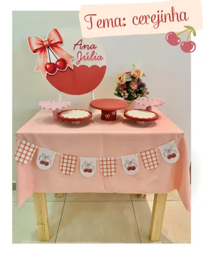 Aluguel mini festa decoração 