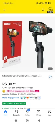 GIMBAL estabilizador
