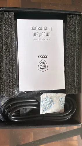 Fonte MSI MAG A650BN 650W 80 Plus Bronze ? NOVA, NUNCA USADA