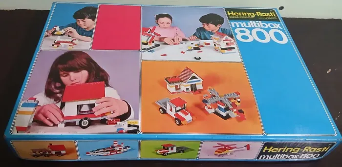 CONJUNTO DE BLOCOS 404 PEÇAS HERING-RASTI MULTIBOX 800 COMPLETO ANOS 80I