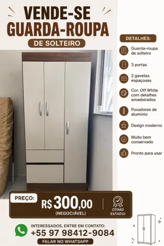 GUARDA-ROUPA de solteiro