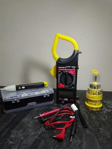Combo Técnico Completo: Amperímetro + Maleta + Testador + Chaves